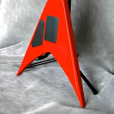 Jackson custom shop double Rhoads V Robbin Crosby 2004 Red image 3