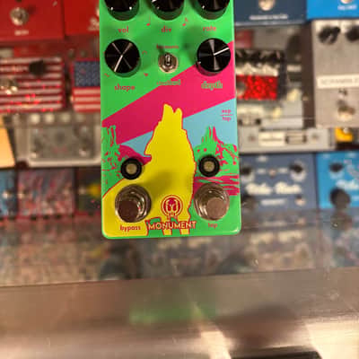 Walrus Audio Monument Harmonic Tap Tremolo V2 Limited Edition - Neon Series 2019 - Neon Green image 1