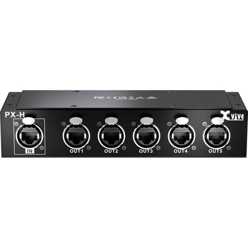 Xvive PX-H Hub Breakout Box for Five PX-A Personal Monitor Mixers image 1