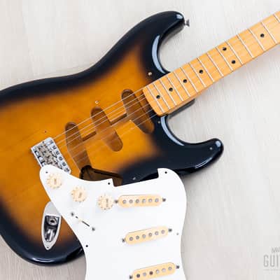 1986 Fender Stratocaster ‘57 Vintage Reissue ST57-55 Sunburst Near-Mint w/ Hangtags, Japan MIJ Fujigen image 23