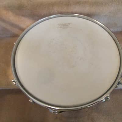 Ludwig Vintage Acrolite aluminum snare drum pointed corner badge mid-70s very clean! image 14