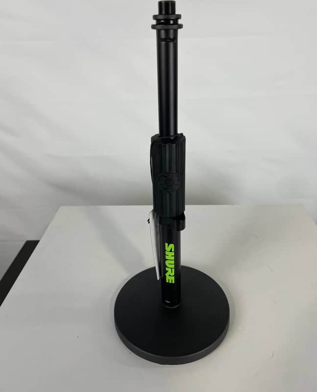 Shure by Gator SH-DESKTOP1 Round Base Desktop Microphone Stand, Black image 1
