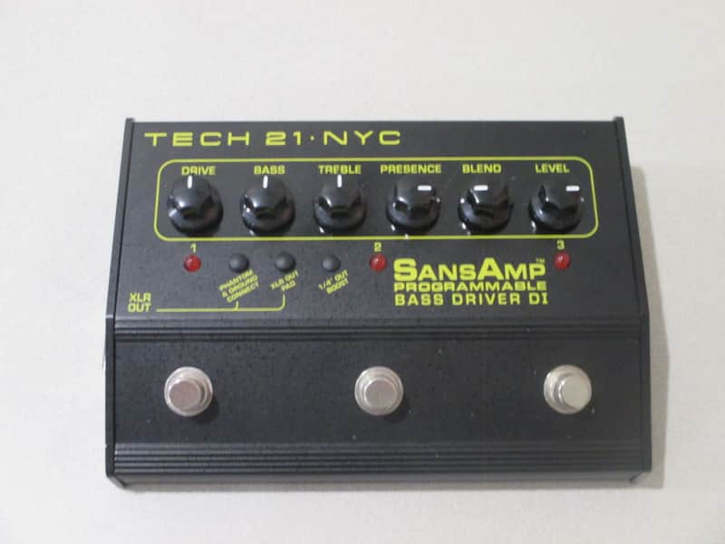Tech 21 Sansamp Programmable Bass Driver