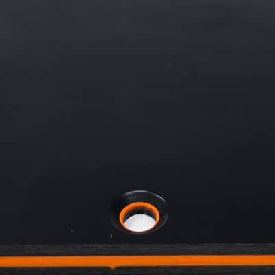 Custom Pickguard For 1998 - 2021 Squier by Fender Affinity Bronco Bass - Black/Orange/Black .090" image 2