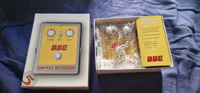 BBE Opto Stomp Optical Guitar/Bass Compressor Pedal | Reverb Canada
