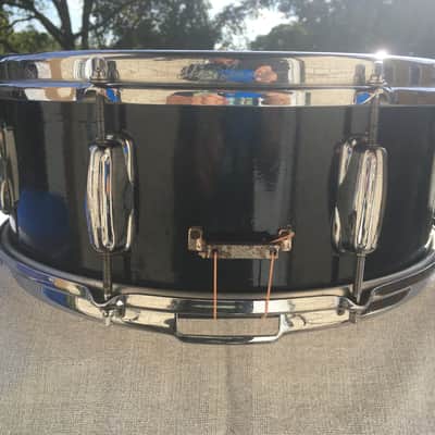 Slingerland 50s Radio King 5.5”x14” Rare Solid Blue Duco Lacquer Snare image 6