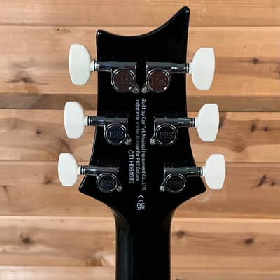PRS SE Custom 24 Quilt Electric Guitar - Teal Black image 6