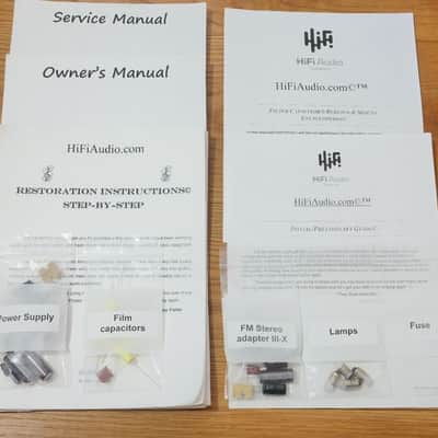 Harman Kardon Citation III restoration kit filter capacitor repair rebuild fix image 1