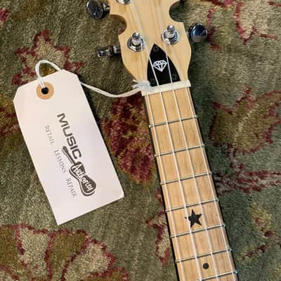 Gold Tone Banjo Uke Blue Acrylic Blue image 2