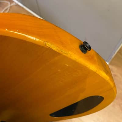 Tanglewood Rebel 4K See-Through Orange Electric Bass Guitar image 11