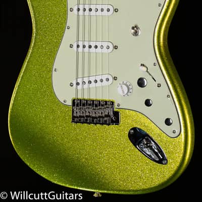 Fender Custom Shop Dick Dale Stratocaster Rosewood Fingerboard Chartreuse Sparkle (574) image 1