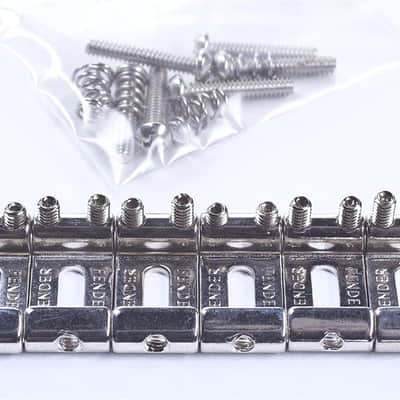 Fender American Standard Stratocaster Bridge Saddles ('08-Present) Nickel Set of 6 image 2