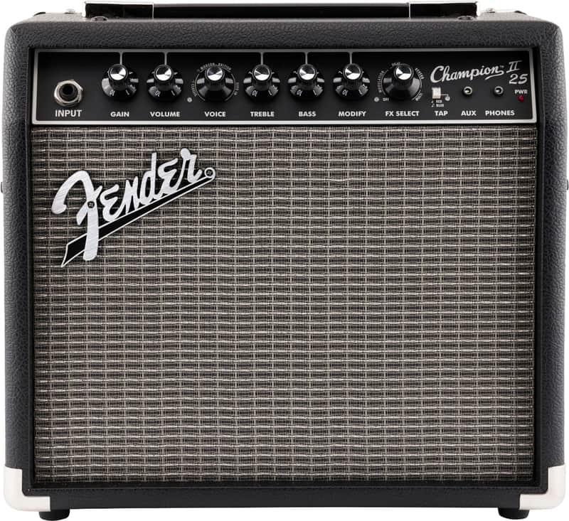 Fender Champion II 25 25-Watt 1x8" Guitar Combo Black, Help Support Brick & Mortar Music Shops Buy It Here ! image 1