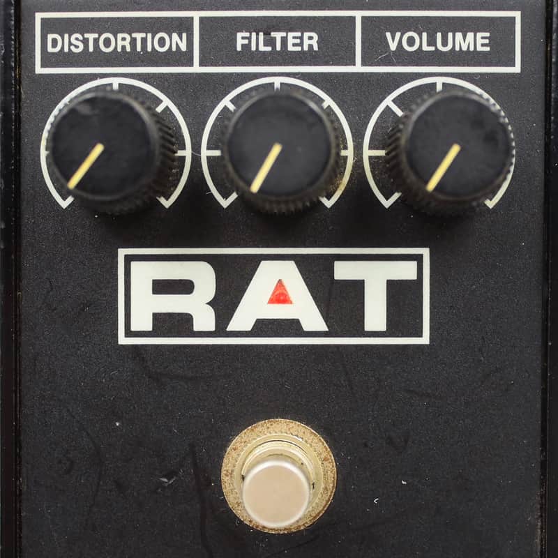 ギター PROCO RAT2 USA LM308N ProCo RAT Made in USA LM308N No Battery Cover Distortion Guitar