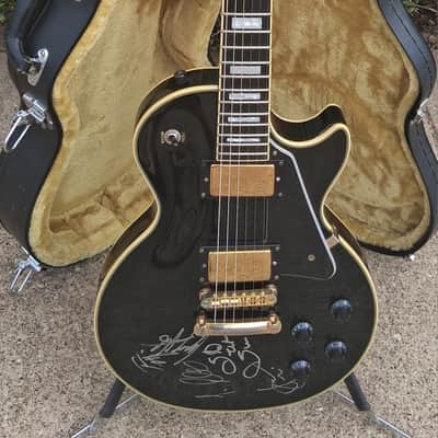 Epiphone Bjorn Gelotte Signature "Jotun" Les Paul Custom 2016 - 2019 - Ebony image 1
