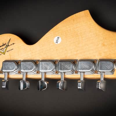 2012 Fender Custom Shop '69 Reissue Stratocaster Relic MN - Olympic White | USA Limited Edition 1 / 30 Reverse Headstock Abigail Ybarra Handwound Pickups Jimi Hendrix Style | CoA OHSC image 17