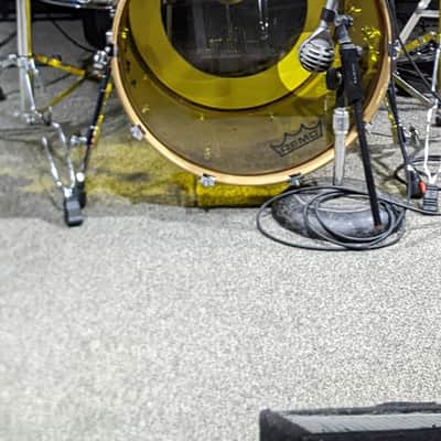 SJC Custom Drums 2007 - Yellow Acrylic image 13