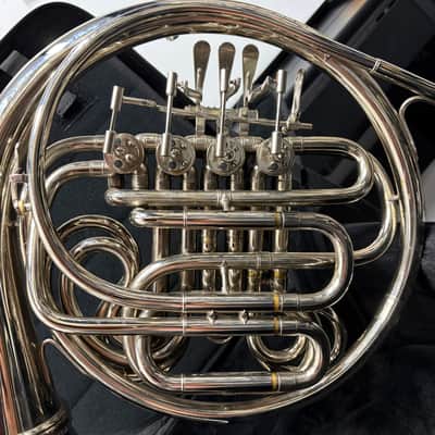 French Engineer Maxtone Double French Horn, Silver Finish image 3