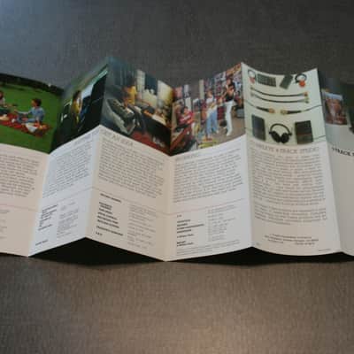 Fostex X-15 1983 Four Track Cassette Recorder Brochure - The Beatles Sgt. Pepper George Eastman image 3