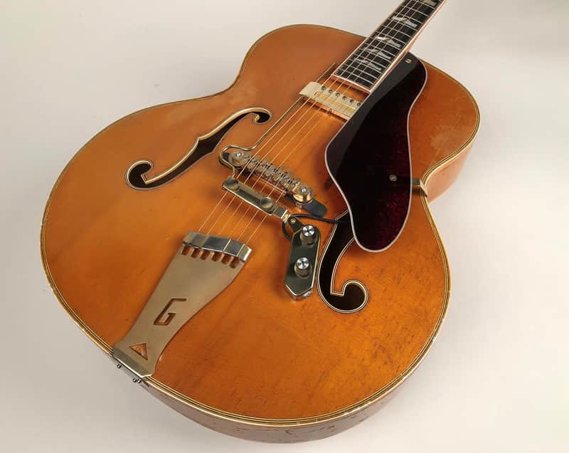 1952 Gretsch Synchromatic 400 6040 with Gold Melita and Monkey on a Stick Pickup image 1
