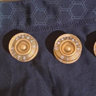 Gibson Speed Knobs 1980s? - Gold | Reverb