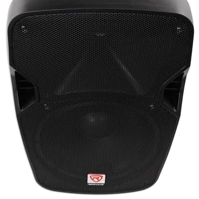 (2) Rockville SPGN124 12" 1200W DJ PA Speakers+Power Amplifier+Stands+Cables image 15