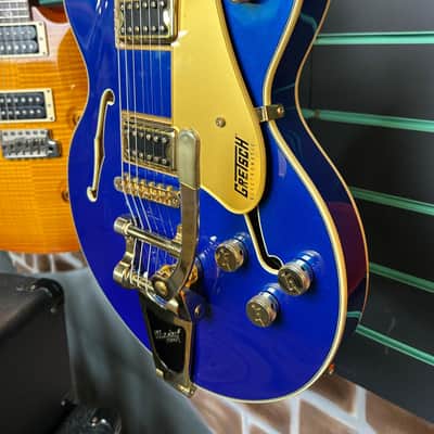 Gretsch G5655TG Electromatic Azure Metallic 2020 Semi-Hollow Electric Guitar image 5