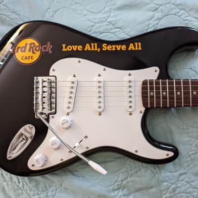 Fender  Stratocaster Squire Affinity - Hard Rock Cafe Tribute image 19