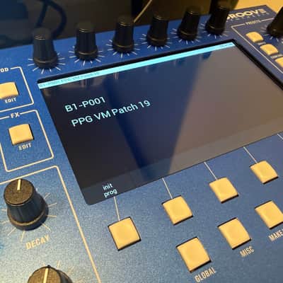 Groove Synthesis 3rd Wave 8M 8-Voice Desktop Synthesizer 2025 - Present - Blue image 3