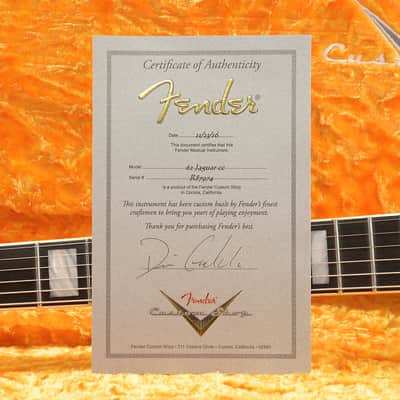 Fender Custom Shop Full-Scale Jaguar Closet Classic Aged Lake Placid Blue w/Matching Headcap Master Built by Dennis Galuszka (Serial #R87974) image 10