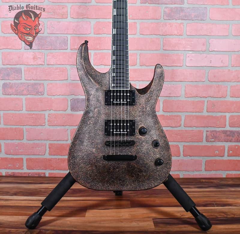 ESP Original Series Horizon II Custom Cast Metal Rusty Iron 2018 w/OHSC image 1