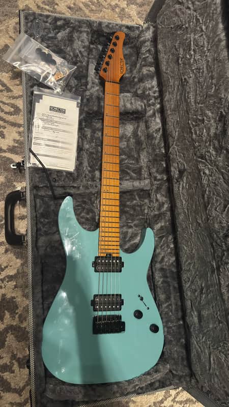 Schecter Aaron Marshall Signature AM-6 USA 2024 - Present - Pale Emerald image 1