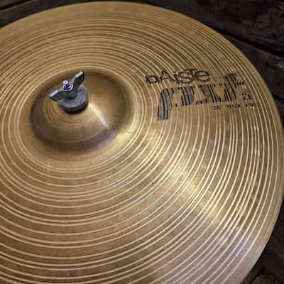 Ride Cymbal 20" Paiste PST5 Rock With Mapex Stand USED! RKMET030926 image 3