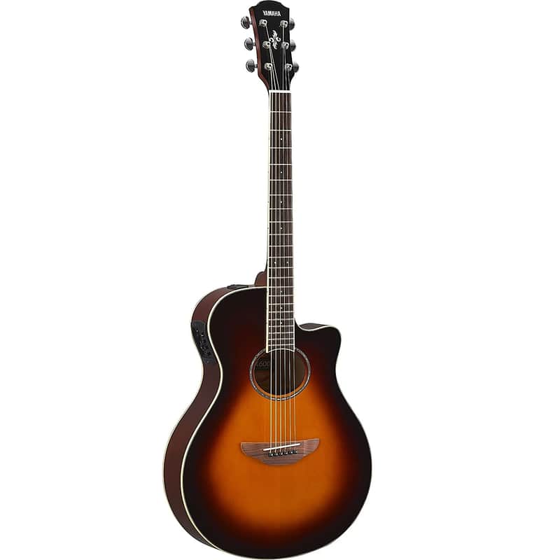 Yamaha APX600 Thinline with Electronics Old Violin Sunburst image 1