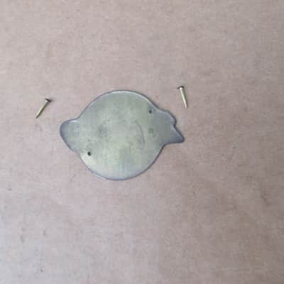 1960s Vintage Teisco Del Rey Guitar Headstock Logo with Mounting Pins Japan Made image 4