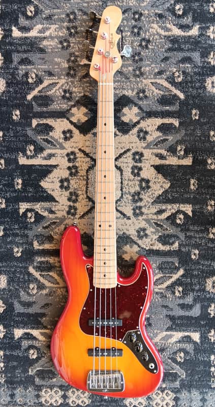 G&L JB 5 2017 - Cherry Burst image 1