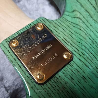 2018 Bacchus Exotic Wood Custom Woodline 517 Japan Handmade Series 5 String Bass image 15