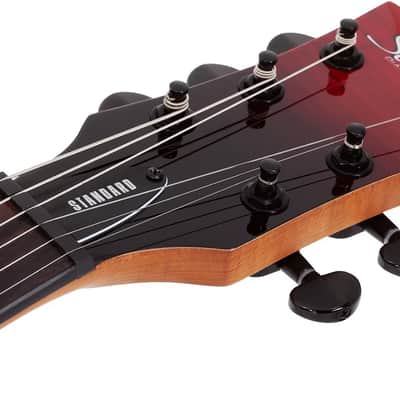 Schecter 3960-SHC Solo-II Standard 6 String RH Electric Guitar - Blood Burst image 6