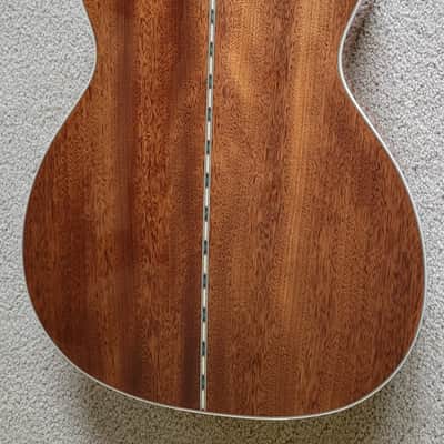 Fender PO-220E Orchestra Acoustic Electric Guitar, Natural Finish, Hard Shell Case image 8