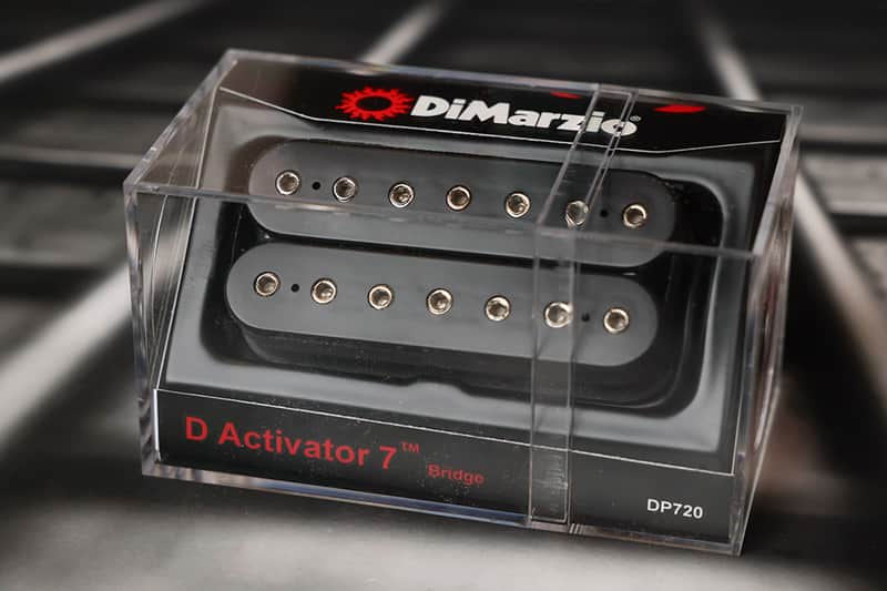 DiMarzio DP720BK D-Activator 7-String Bridge Humbucker - Black image 1