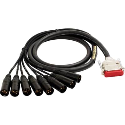 Mogami Gold 8-Channel DB25 to XLRM Cable (5 Foot)