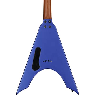 Kramer Nite-V Electric Guitar, (with Gig Bag), Royal Blue Metallic image 7