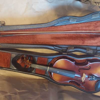 Josef Lorenz Luby (Schonbach) 4/4 Violin, Czech, Glasser bow. Very Good Cond image 1