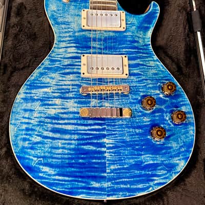 PRS 40th Anniversary McCarty SC56 Singlecut Electric Guitar, Faded Blue Jean with Case image 2