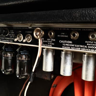 Vintage 1970s Fender Vibrosonic Reverb Amp Silverface image 6