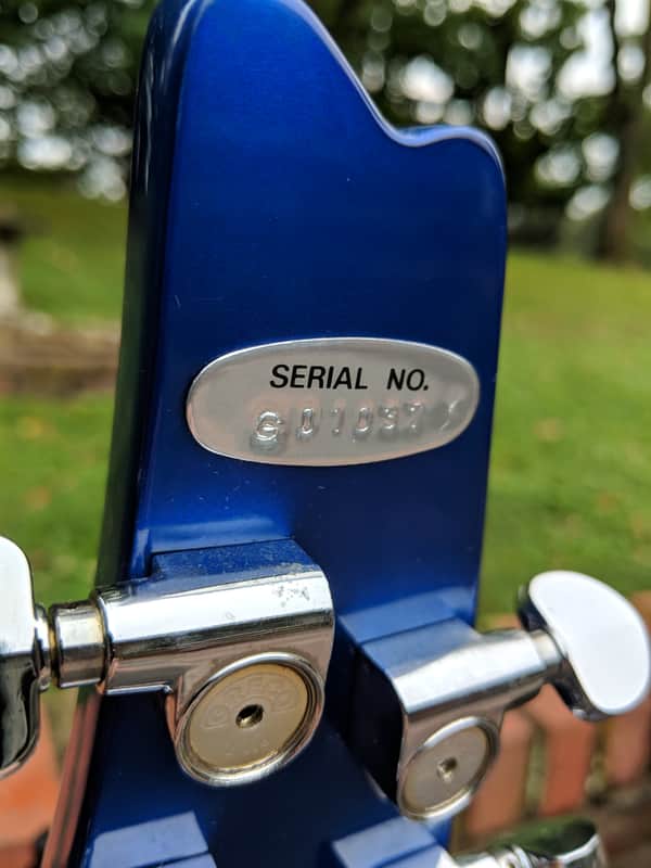 1979 Blue Greco Mirage/Iceman M-1000 - Rick Nielsen Model! | Reverb