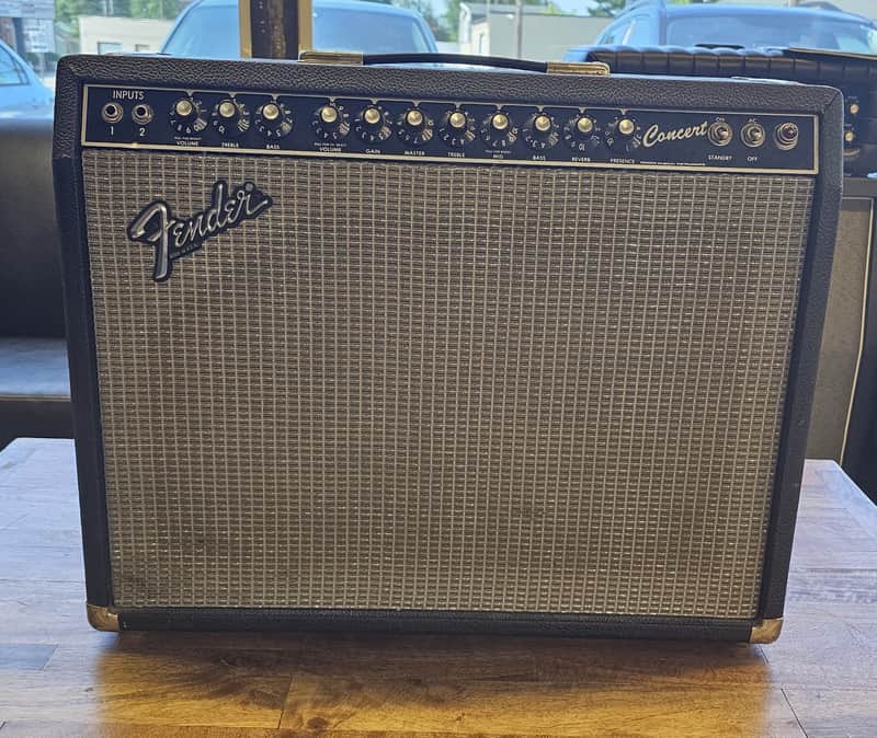 Fender Concert 2x10" Guitar Amp Combo 1980s - black image 1
