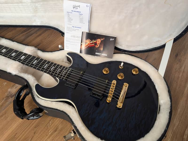 2008 Gibson Longhorn Double Cut Guitar of the Month EMG's Piezo Only 6.11Lbs image 1