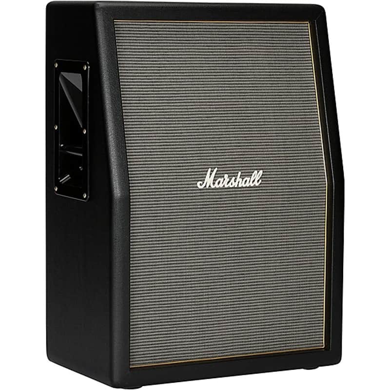 Marshall Origin ORI212A 150-Watt 2x12" Vertical Angled Guitar Speaker Cabinet 2018 - Present - Black image 1