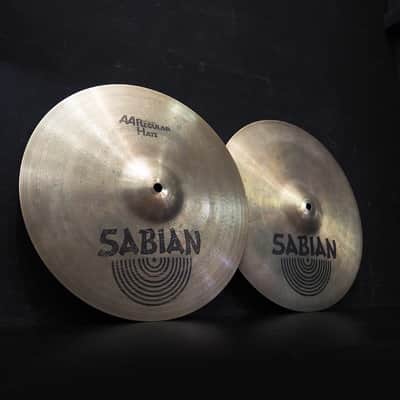 SABIAN USED ​​AA Regular HiHats 14 pair [Top:934g/Bottom:1410g] image 3